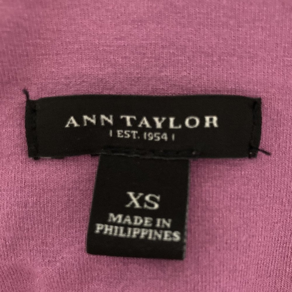 Ann Taylor Purple Strapless Dress - Picture 2 of 3